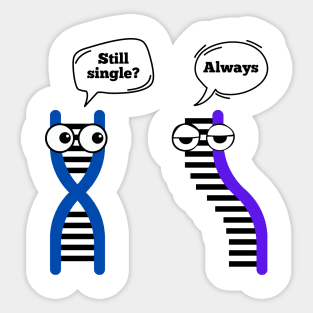 DNA RNA funny conversation gift Sticker